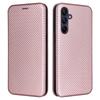 For Samsung Galaxy A16 5G/A16 4G Case Carbon Fiber Texture Drop-Proof PU Leather Phone Cover