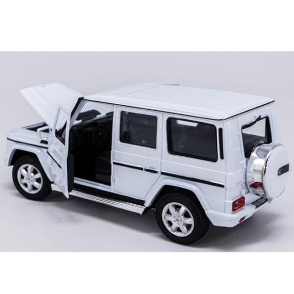 WELLY scale White Diecast Model Finished 24012W WT 1/24 Mercedes-Benz G-Class / Car, Product,