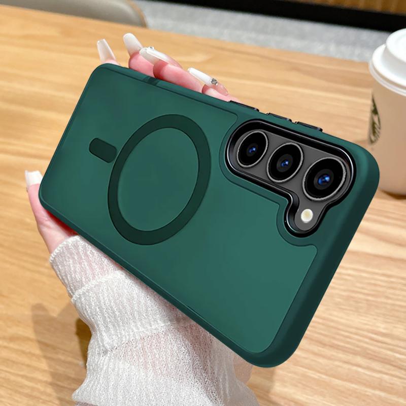 New Ultrathin Antiskid Translucent Case For Samsung Galaxy S25 S24 Ultra S23 S22 Plus S20 S21 FE Magsafe Magnetic Protect Cover