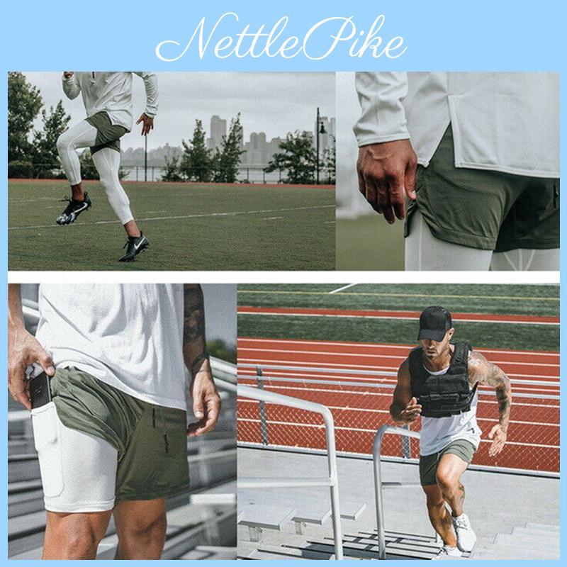 Pantaloncini Sportivi Casual da Palestra Fitness Bodybuilding Jogging con Tasche Sicure per Maggiore Comodità