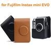 PU Leather Instant Camera Case Shockproof Photography Pouch for Fujifilm Instax Mini EVO