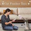 Toys For Indoor Cats Cat Teaser Wand Telescopic Stick Pet Interactive Toy For Boredom Home Play Apartment Hunting Trip Indoor