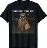Somebody's Feral Aunt Raccoon Iced Coffee Sarcastic Animal T-Shirt