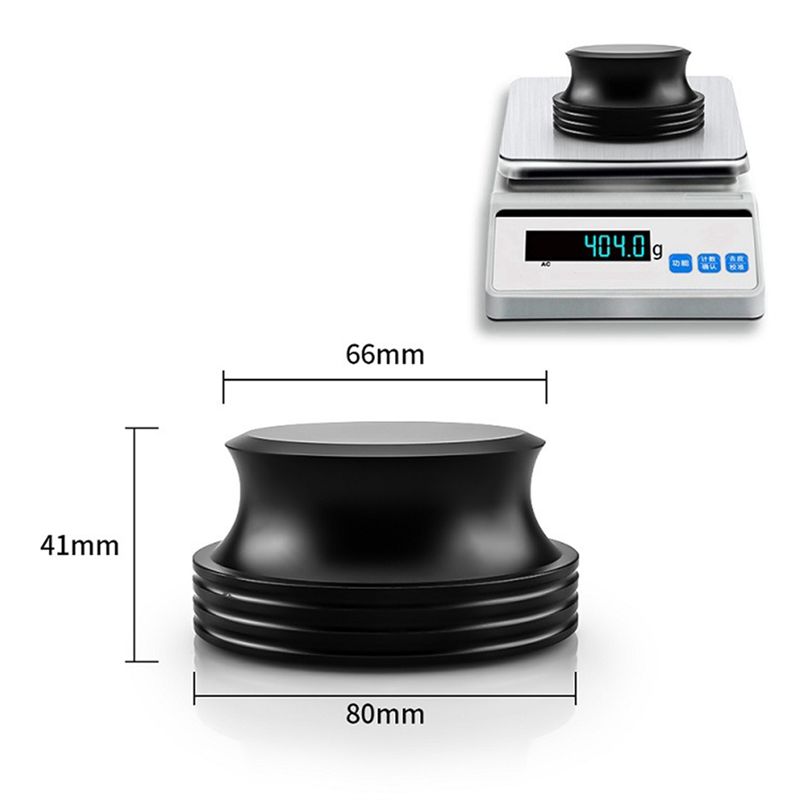 Good-LP Vinyl Turntable Disc Stabilizer Record Weight Metal Silver,Aluminum Record Weight Vinyl Record Stabilizer Durable Easy T