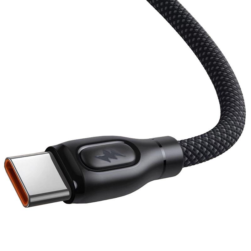 120W Fast Charging Braided Type-C Cable for Huawei, Vivo, Oppo, Xiaomi - 10A Support