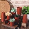10/20pcs Two-colors Seeding Nursery Pot Plastic Plants Flowers Seedling Cups Grow Box Home Garden Nursery Pot Potted Containers