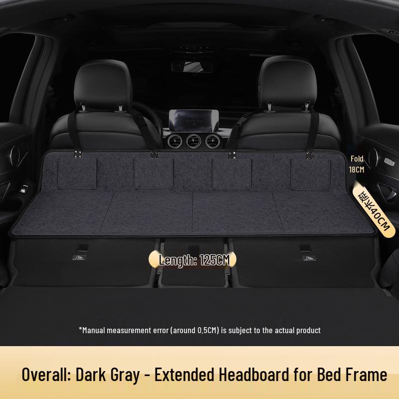 RV Travel Mattress with Headrest for Car Trunk & Rear Seat