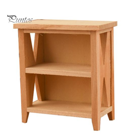 

1/12 мини-кукольный домик, деревянный неокрашенный шкафчик, стеллаж для хранения, модель декора