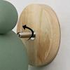 Without bulb green Nordic wall lamp bedroom bedside cute bear wooden interior wall lamp bedside reading light bedroom, for indoors and outdoors