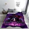 Dark Fantasy blanket with Heroic Figure and Mythical Creatures Design blanket, suitable for use in the bedroom, living room, on the sofa
