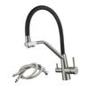 Purification Kitchen Faucet 3-ways Mixer Tap Basin Indoor Outdoor 2 Outlets