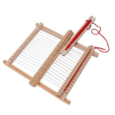 DIY-Holzwebstuhl für Kinder: Pädagogisches handgemachtes Wollstrickspielzeug