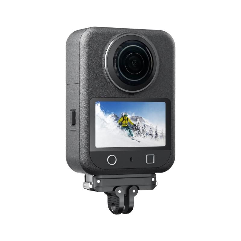 Stable Metal Quick Release Adapter with Magnetic Locking System Double Mounting Points for Action Camera Accessories Opposing Shock Design