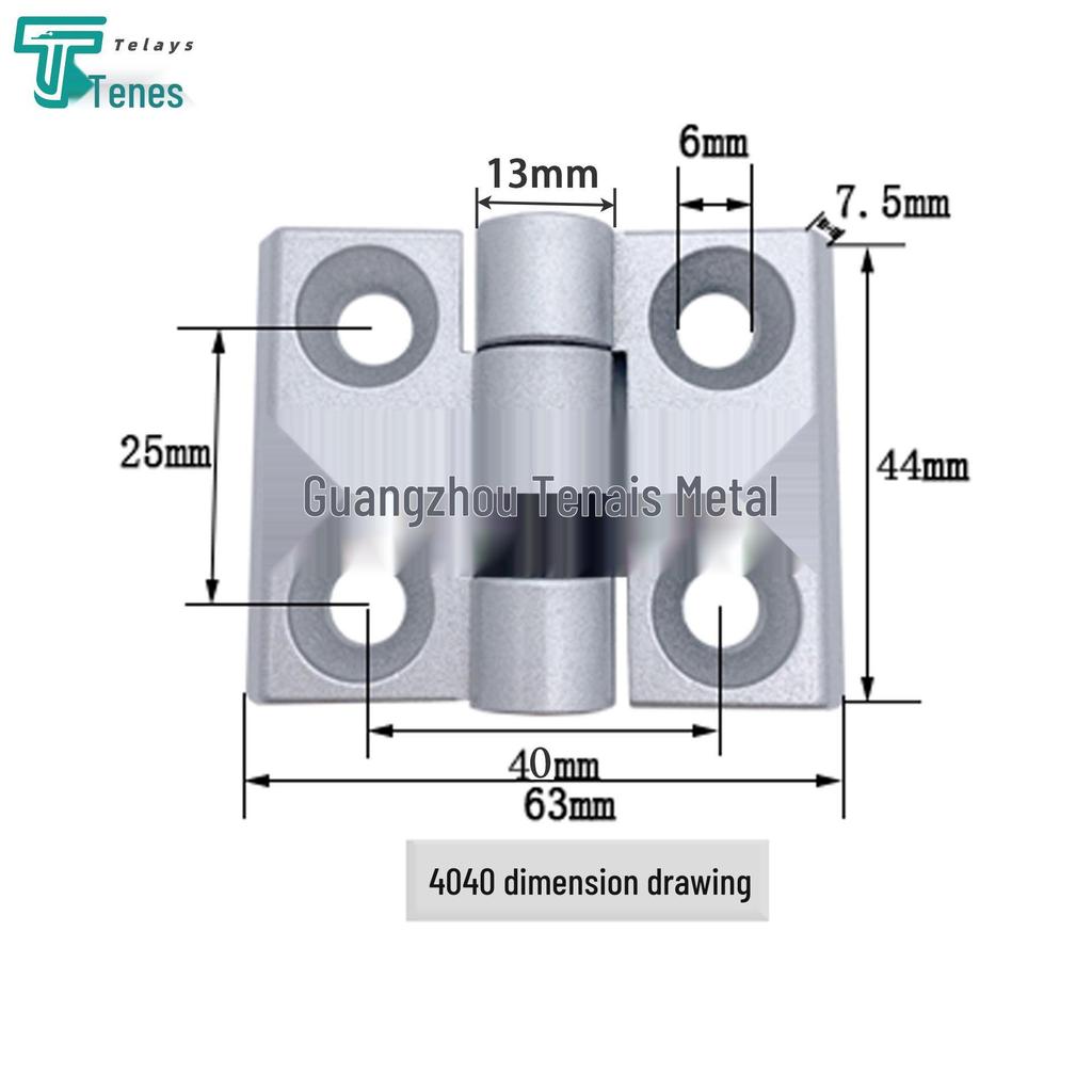 Aluminum Zinc Alloy Hinges for Cabinet Doors (2020, 3030, 3040, 4040)