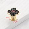 NAIERDI Heart Diamonds Cabinet Handles Zinc Alloy Lucky Clover Furniture Handles Drawer Knob Kitchen Wardrobes Dresser Knob