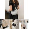 Stylish Crescent Shoulder Bag For Women 2024 Trendy Fashionable Pu Handbag With Zipper