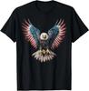 American Flag Bald Eagle T-Shirt – Patriotic 4th of July USA Men Women Tee
