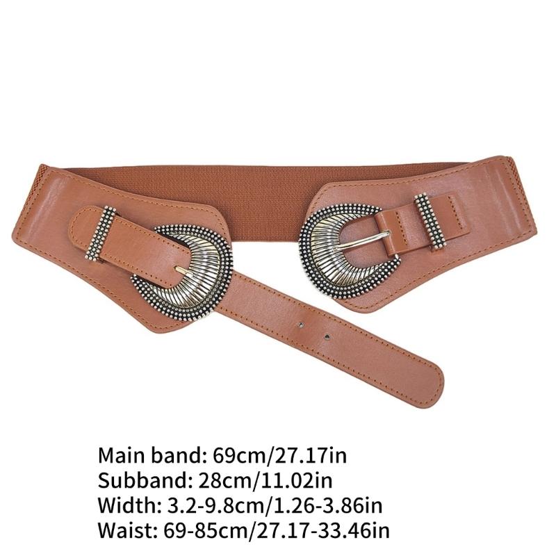 Girls  Waist Belt for Daily Costume Carved Jewelry Waist Body Jewelry for Party Jeans Belt Cowboy Chain