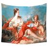 Griechische Kunst Italienische Mythologie Paradies Vier Flüsse Weibliches Anthropomorphes Poster Wandteppich Designer Zimmer Ornament
