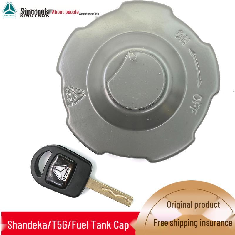 Compatible Fuel Tank Cap for Sinotruk Shandeka, Howo T5G, and Howo TX with Lock