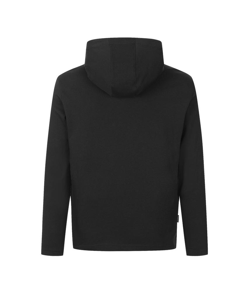 DISCOVERY EXPEDITION Men'S Hooded Long-Sleeve T-Shirt (Black)