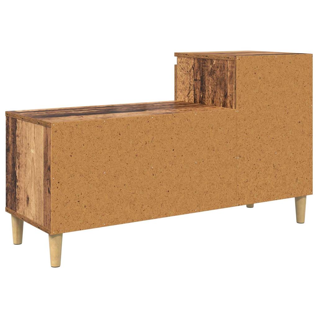Shoe Cabinet in Vintage Wood Look 102 x 36 x 60 cm Engineered Wood