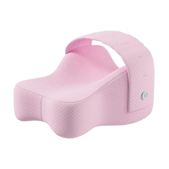 Memory Foam Knee Pillow Large Leg Pillow with Adjustable Strap Aligns Spine Sciatica Relief Back Knees Joints Support