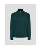 Binpolmen Classic Soft Cotton Quarter-Zip T-Shirt Green