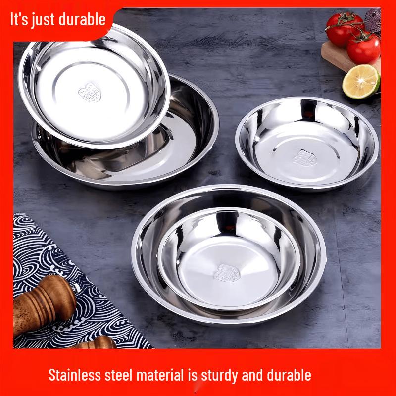 304 Stainless Steel Round Dinner Plate
