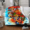 1pc Naruto, Anime Blanket Lightweight Flannel Blanket Throw Blanket For Sofa, Bed, Travel, Camping, Livingroom, Office, Couch