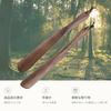 [muso wood] Natural Wood Shoehorn, 38cm (Walnut)