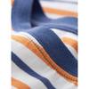 Style Pure Cotton Thin Short-Sleeved T-Shirt for Boys and Girls, Striped Half-Sleeved Shirt for Boys and Girls, Round-Neck Shirt for Older Kidsren