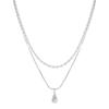 Minimalist Double Layer Necklace New Ins Small Droplet Pendant Neckchain