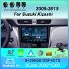 Car Radio Android 14 CarPlay Auto WIFI+4G For Suzuki Kizashi 2009 - 2015 GPS Navigation Stereo Multimedia Video Player Head Unit