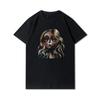 Anime 100 Muster Sommer-T-Shirts für Frauen Panda Tier bedruckt lässige Kurzarm-Oberteile 100 % Baumwolle Übergröße O-Ausschnitt T-Shirts