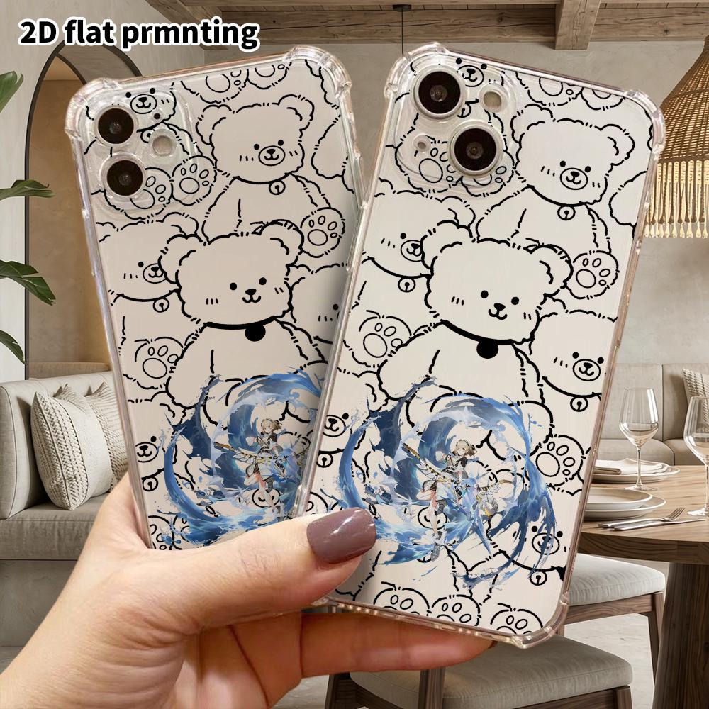 Phone Case: 2D flat suitable for iPhone 18 17 16 15 14 13 Pro, transparent four corner protective case, archer, Christmas and Halloween gifts