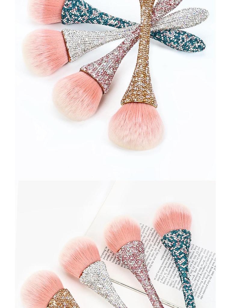 Soft Small Waist Nail & Makeup Brush for Blush and Loose Powder