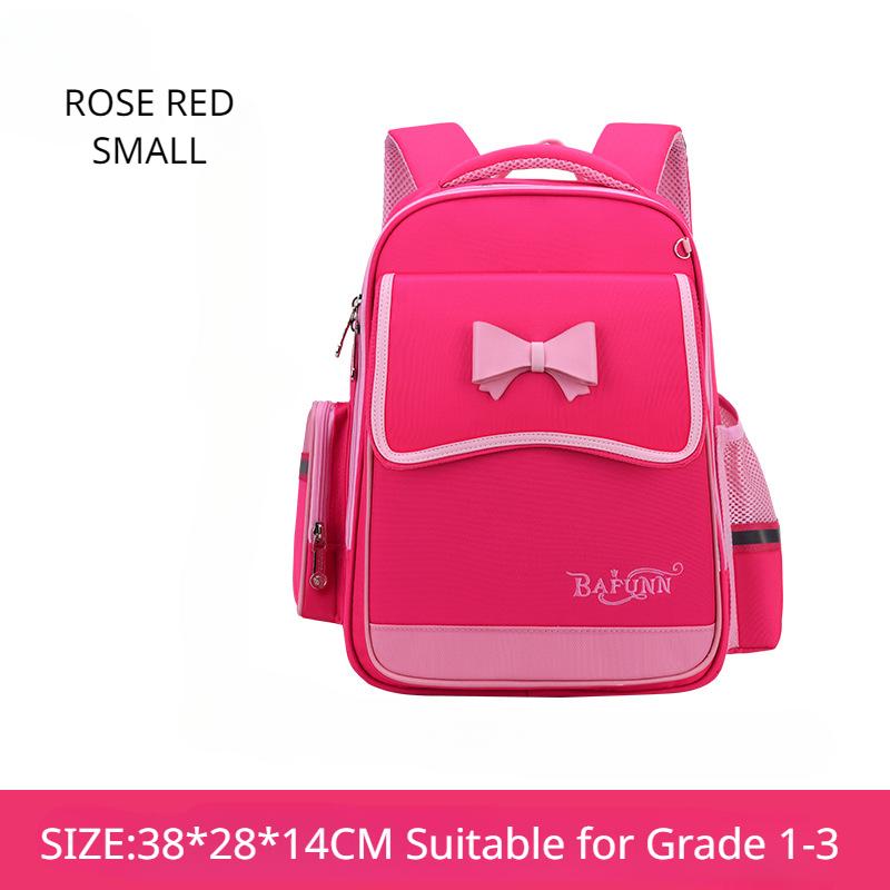 Exquisite Bows Grundschüler Schultaschen Mädchen und Jungen 1. bis 6. Klasse Rucksack Leichter Schulranzen für Kinder im Alter von 6 7 9 12 Jahren