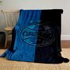 Grêmio Football Club Emblem Design Patterned Blanket, Flannel, Suitable for All Seasons, Home Decor, Warm and Cozy
