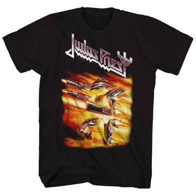 JUDAS PRIEST Cd Lgo FIREPOWER Official SHIRT 2XL New Defenders Screaming Wings Unisex T-Shirt