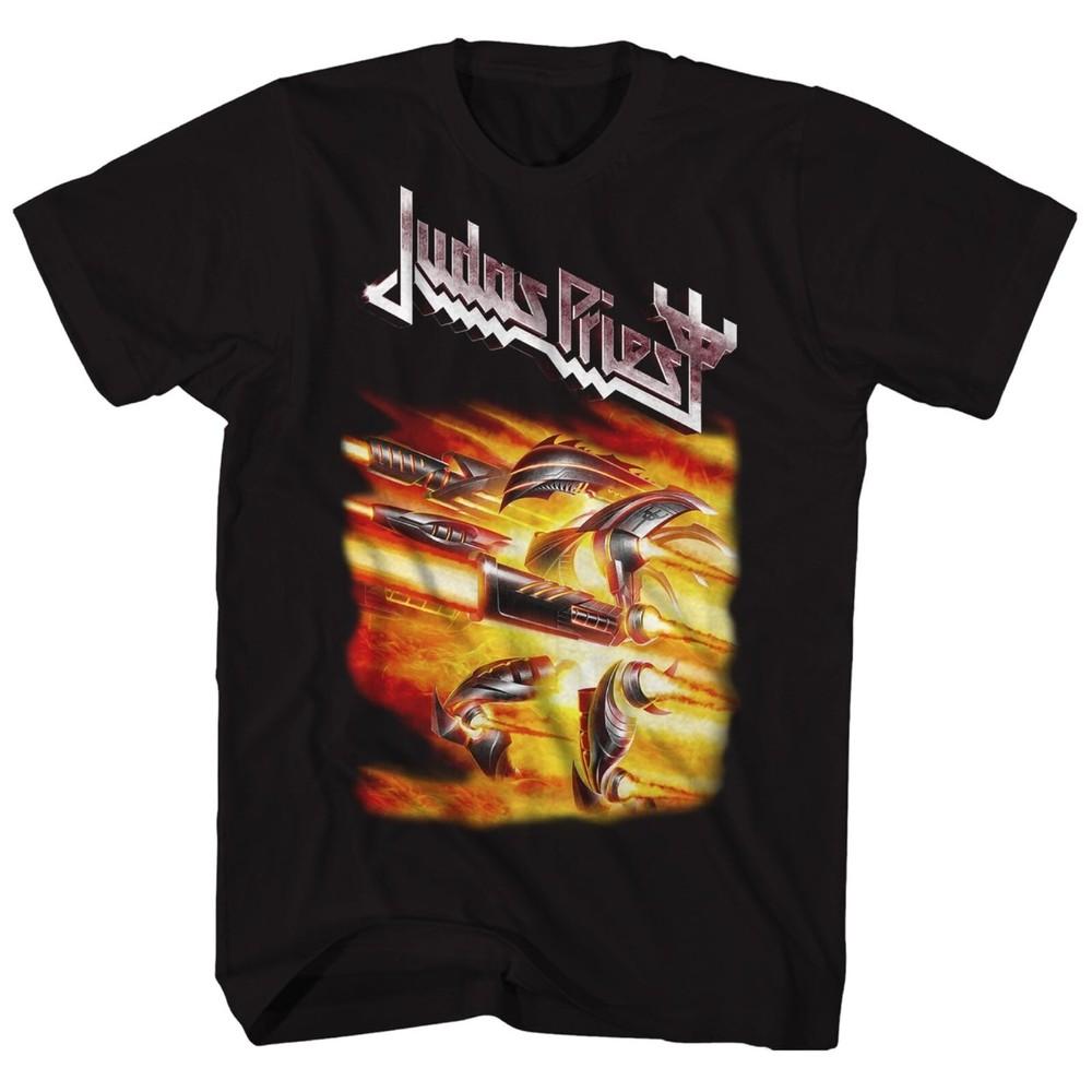 JUDAS PRIEST cd lgo FIREPOWER Official SHIRT LRG New defenders screaming wings Unisex T-Shirt XL