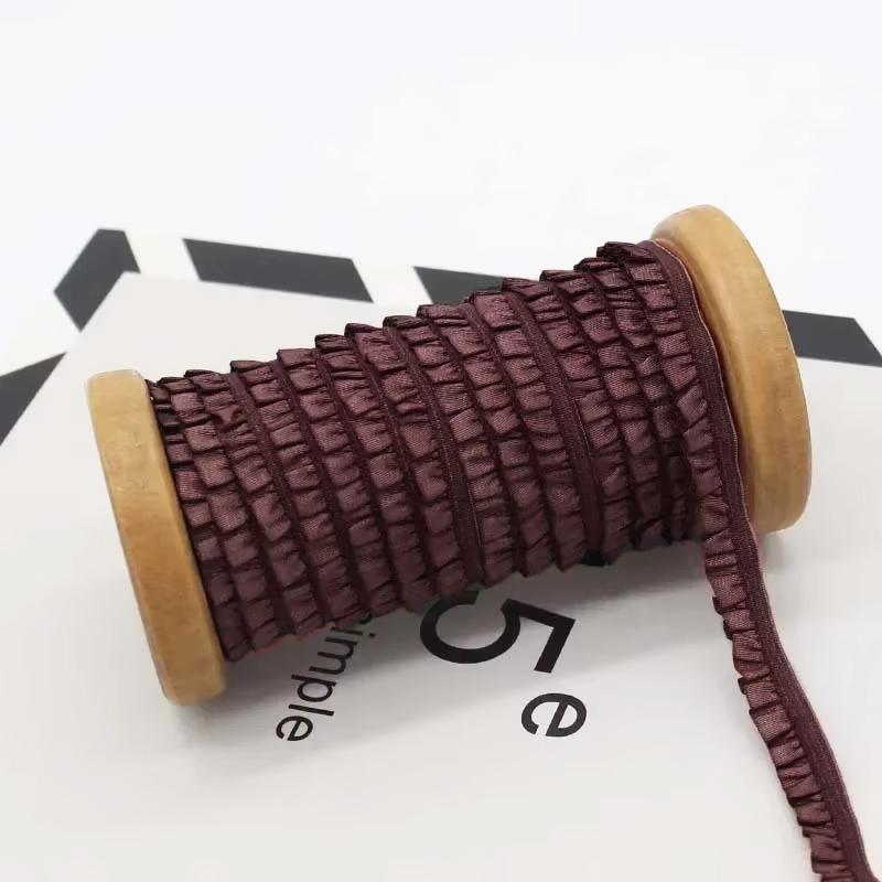 1mx1cm Comfortable Gift Embellishments Elastic Handicrafts Lotus Leaf Edge Smooth Touch Soft DIY Elastic Band Hair Accessories