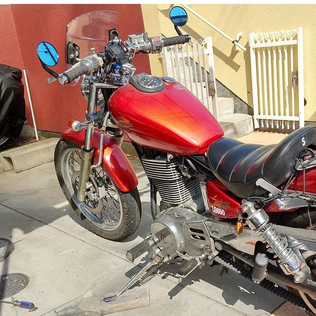 MAKGAGAAI Bar End Mirror: Motorcycle Left and Right Set Motorcycle