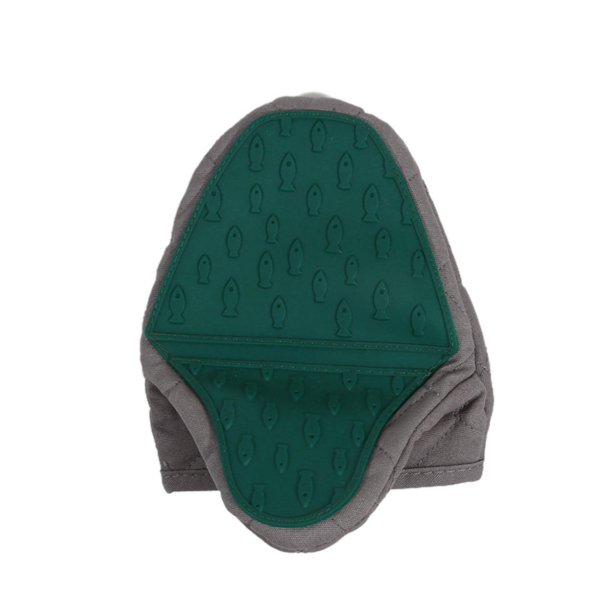 

Universal Fish Shaped Anti Scald Oven Glove with Silicone Layer Thickened Insulation Gloves BBQ Mitts for Tray Dish Bowl Holding Baking Kitchen Needs one size