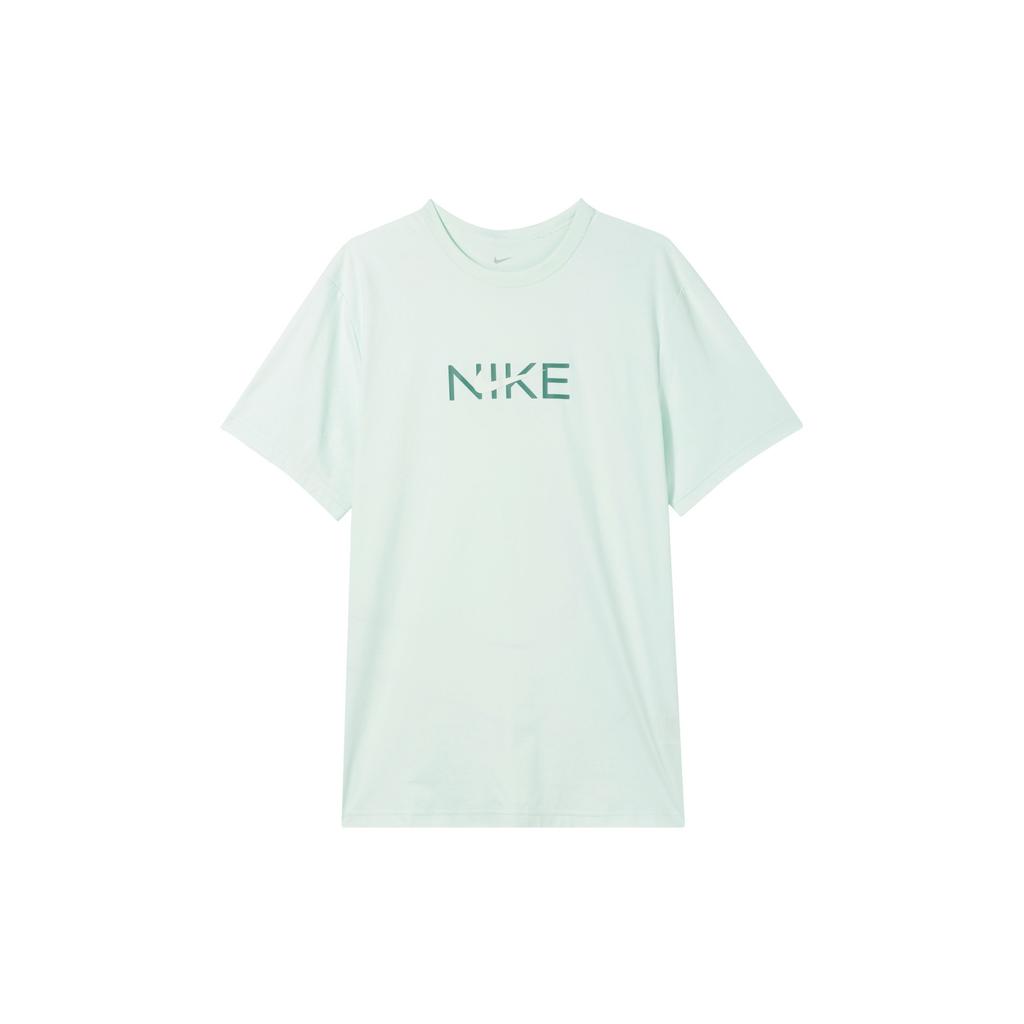 Nike Hyverse UV Protection Logo Print Round Neck Short Sleeve T-Shirt Men Tops Coastal HF4635-394