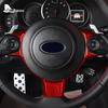 Real Hard Carbon Fiber Cover For Subaru BRZ Toyota 86 2017 2018 2019 2020 2025 2025 2025 2025 Car Steering Wheel Frame Sticker