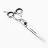 7-inch Napsun Black Pet Grooming Scissors Set: 4 Straight Shears, Fishbone Design, 3pcs 5pcs Options
