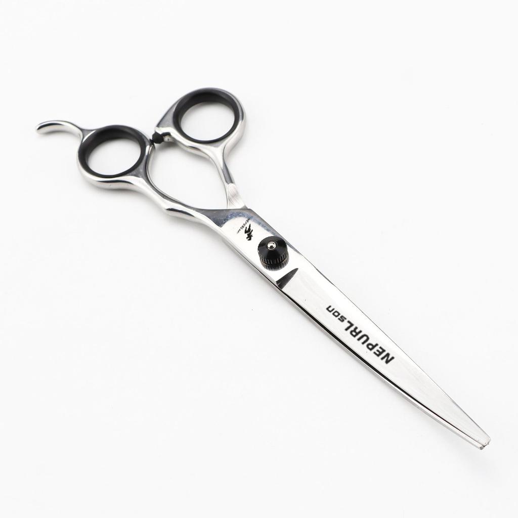 7-inch Napsun Black Pet Grooming Scissors Set: 4 Straight Shears, Fishbone Design, 3pcs 5pcs Options