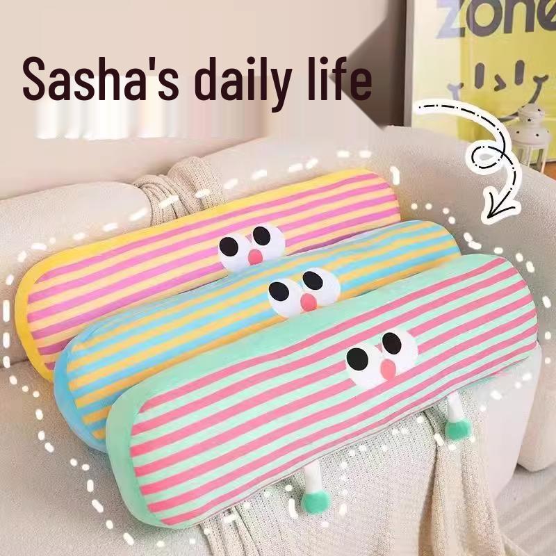 Washable Long Body Pillow for Side Sleepers, Bedroom Dormitory Cushion, Men's Backrest, Women's Leg Pillow