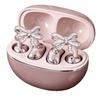 1Pair Butterfly Zircon Headphone Decoration Clips for Personalized Listening Style